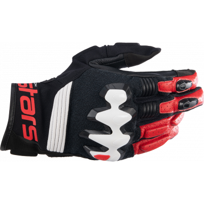 Manusi ALPINESTARS HALO BLK/WT/RD