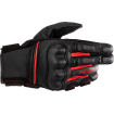 Manusi de piele Alpinestars PHENOM, Negru/Rosu thumb