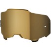 Placa pentru ochelari 100% ARMEGA-GOLD MIRROR thumb