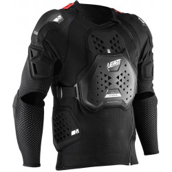 Armura motocross LEATT 3DF AIRFIT hybrid, Negru