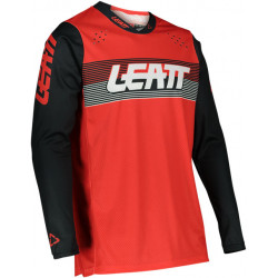 Bluza motocross LEATT MOTO 4.5 LITE V22, Negru/Rosu