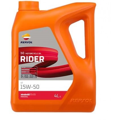 Ulei REPSOL RIDER 4T 15W-50  - 4 Litri