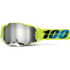 Ochelari motocross 100% ARMEGA koropi mirror, Galben/Argint