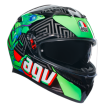 Casca AGV K3 - KAMALEON, Negru/Verde/Rosu Casca AGV K3 - KAMALEON, Negru/Verde/Rosu thumb