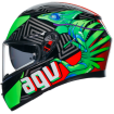 Casca AGV K3 - KAMALEON, Negru/Verde/Rosu Casca AGV K3 - KAMALEON, Negru/Verde/Rosu thumb