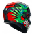 Casca AGV K3 - KAMALEON, Negru/Verde/Rosu thumb