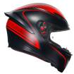 Casca AGV K1 S warmup matt, Negru/Rosu thumb