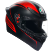 Casca AGV K1 S warmup matt, Negru/Rosu thumb