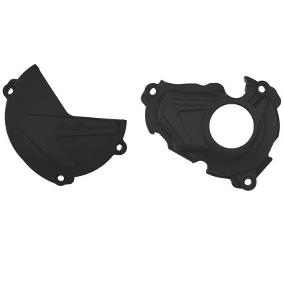 Set protectii motor  YAMAHA  YZ450F 2014-17 BLACK