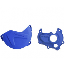 Set protectii motor YAMAHA YZ250F 2014-18 BLUE