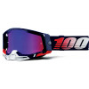 Ochelari motocross 100% RACECRAFT2 REPUBLIC - MIRROR RED/BLUE