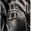 Geaca de piele CHOPPER BLACK/GREY thumb