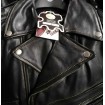 Geaca de piele CHOPPER BLACK Geaca de piele CHOPPER BLACK thumb