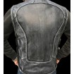 Vesta moto de piele ROADER GREY thumb