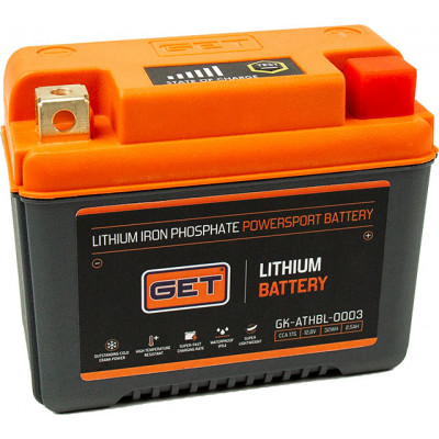 GET baterie cu litiu 2.5AH, 175A CCA, 500 G GET baterie cu litiu 2.5AH, 175A CCA, 500 G
