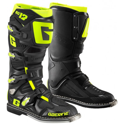 Cizme motocross GAERNE SG-12 Negru/Galben