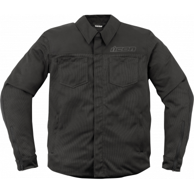Geaca moto din textil ICON UPSTATE MESH CE BLACK Geaca moto din textil ICON UPSTATE MESH CE BLACK