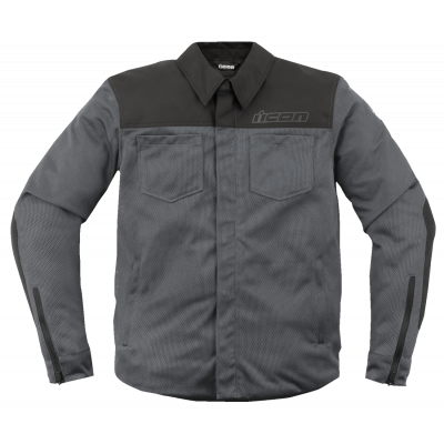 Geaca moto din textil ICON UPSTATE mesh ce, Albastru Geaca moto din textil ICON UPSTATE mesh ce, Albastru