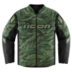Geaca moto din textil ICON HOOLIGAN CE TIGER`S BLOOD GREEN thumb