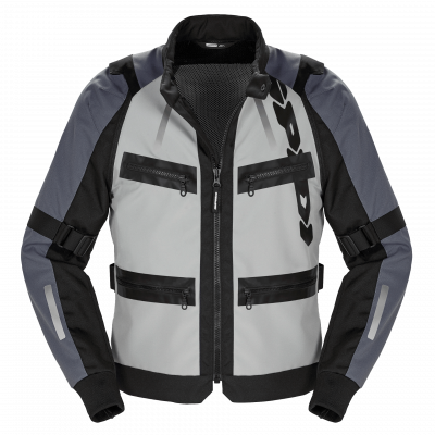 Geaca moto din textil SPIDI ENDURO PRO, Gri/Negru