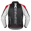 Geaca moto de piele SPIDI DP PROGRESSIVE LEATHER, Rosu/Negru thumb