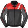 Geaca moto de piele SPIDI DP PROGRESSIVE LEATHER, Rosu/Negru
