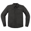 Geaca din textil ICON UPSTE CANVAS CE BLACK thumb