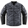 Geaca moto textil ICON HOOLIGAN CE TIGER`S BLOOD, Gri