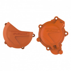 Set protectii motor  KTM XC/SX 125/200 2016-18 HUSQ TC 125 2016-18 ORANGE 