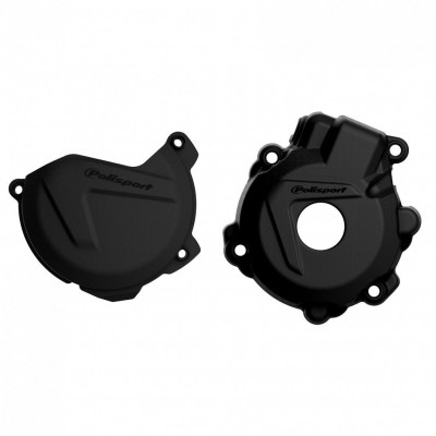 Set protectii motorEXC-F 250 2014-16 350 2012-16 FE250/350 2014-16 BLACK