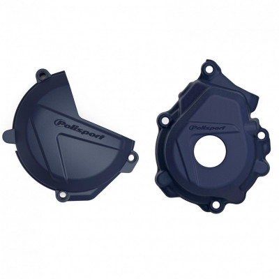 Set protectii motor KTM SXF/XCF 250/350 HUSQ FC 250/350 2016-22 BLUE