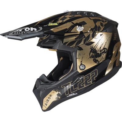 Casca motocross AIROH AVIATOR 3 the legend Negru Maro