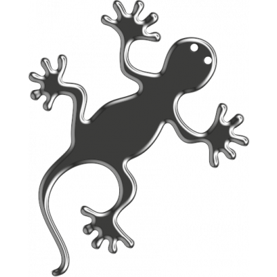 3D sticker ONEDESIGN 3DGECOBKP CHROME