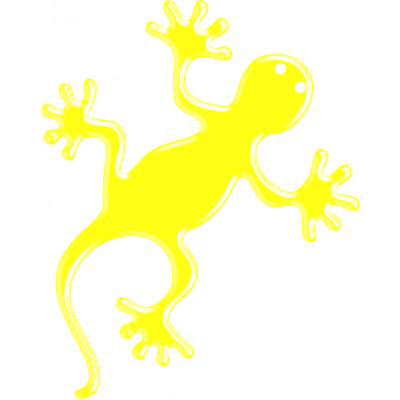 3D sticker ONEDESIGN 3DGECOYFP FLUO YELLOW