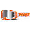 Ochelari motocross 100% RACECRAFT ORANGE SILVER FLASH