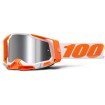 Ochelari motocross 100% RACECRAFT ORANGE SILVER FLASH thumb