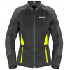 Geaca din textil pentru femei SPIDI SUPER NET Yellow fluo