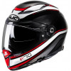 Casca HJC F70 diwen Negru/Rosu 