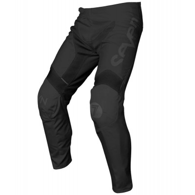Pataloni motocross Seven vox staple, Negru