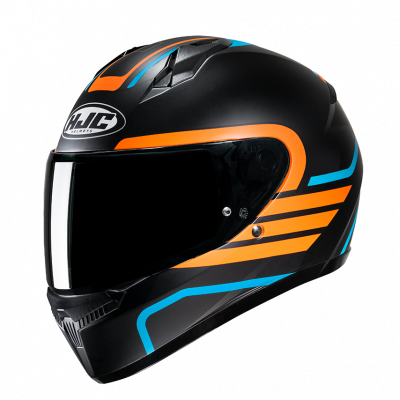 Casca HJC C10 LITO BLACK/ORANGE/BLUE