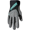 Manusi motocross pentru dame THOR WOMEN'S SPECTRUM FLO GRAY/BLACK thumb