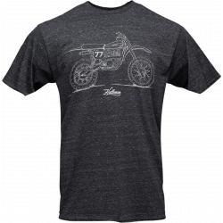 Tricou moto THOR Hallman HL500 Gray, Heather Black Tricou moto THOR Hallman HL500 Gray, Heather Black