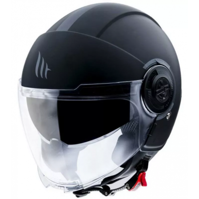 Casca pentru scuter MT VIALE S SOLID A1 MATT BLACK