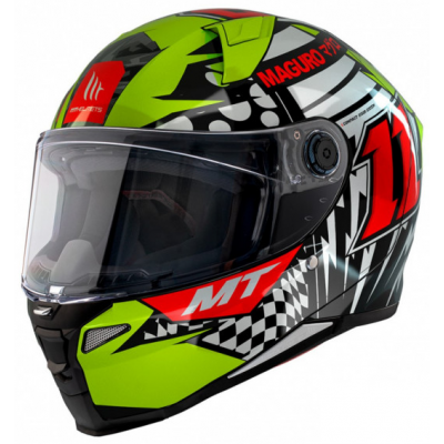 Casca MT REVENGE 2 S SERGIO GARCIA A3 FLUOR 2 GLOSS