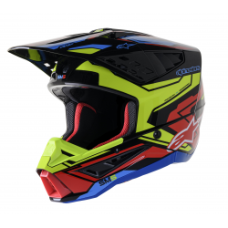 Casca motocross ALPINESTARS SM5 SM5 ACT2 BK/Y/R