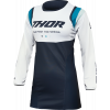 Bluza motocross pentru femei THOR WOMEN'S PULSE REV Blue, White