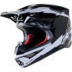 Casca motocross ALPINESTARS SM10 AMP BLK/WT thumb