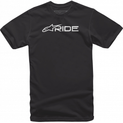 Tricou moto ALPINESTARS TEE RIDE-3.0 BLK/WT Tricou moto ALPINESTARS TEE RIDE-3.0 BLK/WT