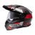 Casca enduro D-SRS SQUARE V.24 BLACK/GRAY/RED Casca enduro D-SRS SQUARE V.24 BLACK/GRAY/RED thumb