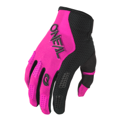 Manusi motocross pentru dame O'NEAL ELEMENT RACEWEAR BLACK/PINK V.24